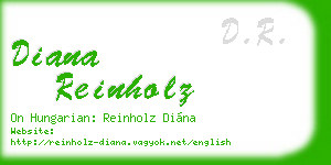 diana reinholz business card